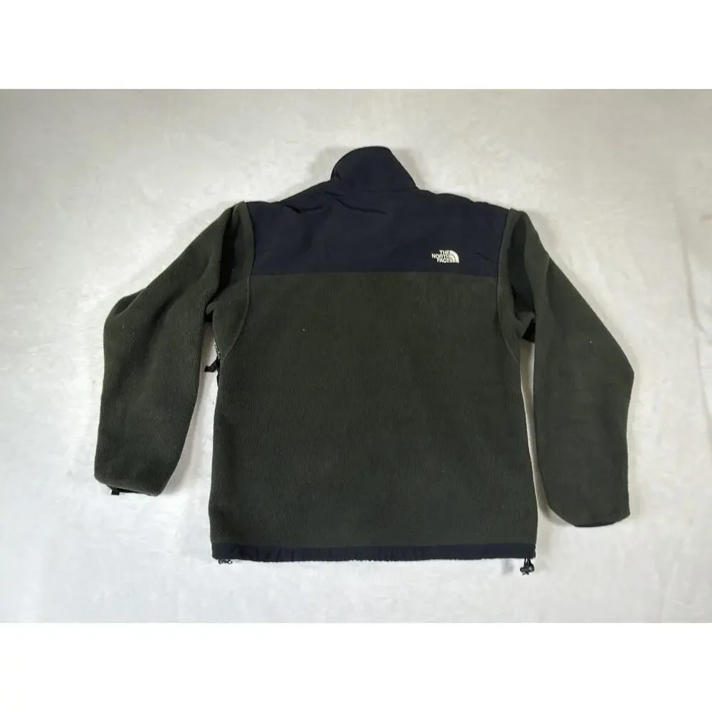The North Face Denali Fleece Jacket Mens M Olive Green Black